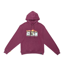 BURNING MONEY HOODIE image 0