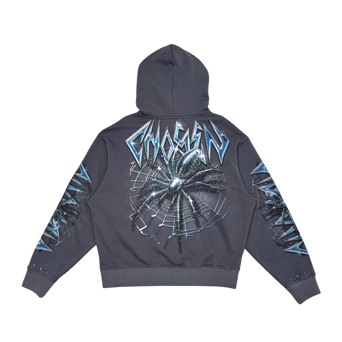 Oversized full zip hoodie Spider image 1