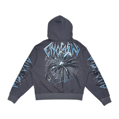 Oversized full zip hoodie Spider image 1