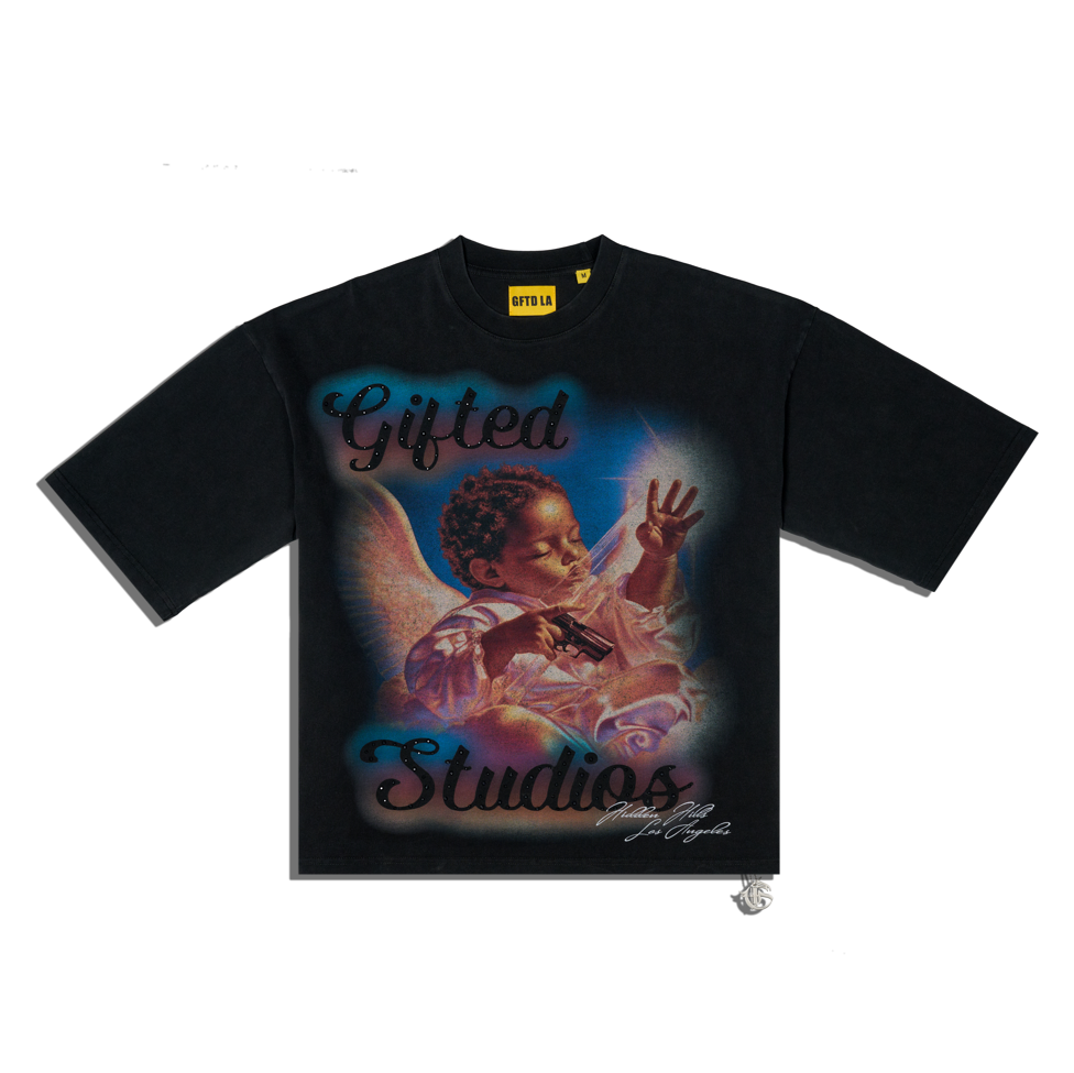BABY ANGEL BLACK TEE (BABY ANGEL BLACK TEE) image 0